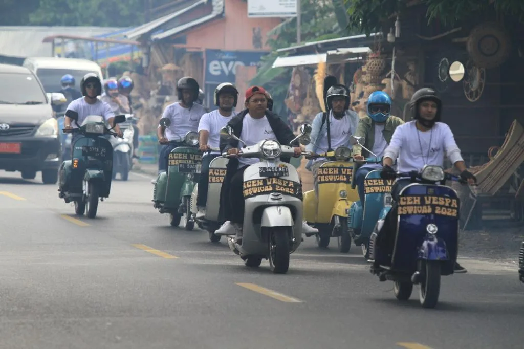 Aceh Vespa Festival Dibuka Malam ini, Intip Keseruannya