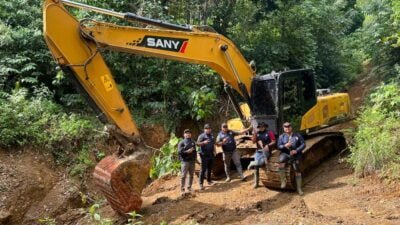 Polisi tertibkan tambang ilegal