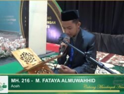 Santri Dayah IQ M Fataya Wakili Aceh pada STQH Nasional