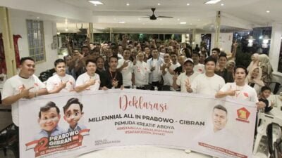 Pemuda Abdya Dukung Safaruddin ke DPRA, Prabowo-Gibran di Pilpres 2024