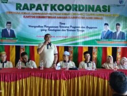 Kemenag Aceh Besar Gelar Susun Program Kerja di Pulau Banyak