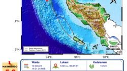 Gempa M 5,8 Guncang Banda Aceh