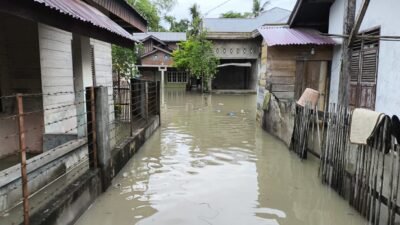 Kerap Banjir, TOMPi Minta Pemkab Normalisasi Sungai Krueng Teukah